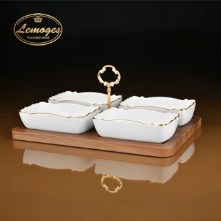 لمون اردو خوری مستطیل موج چهار خانه